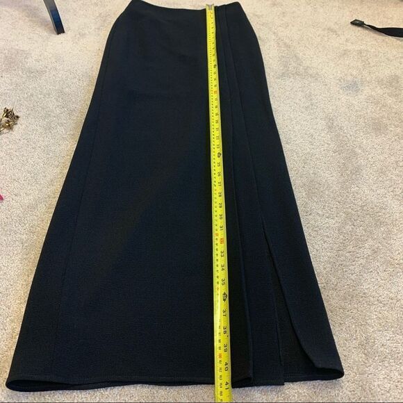 Adolfo Dominguez Black Maxi Skirt Size 2 - Picture 14 of 15